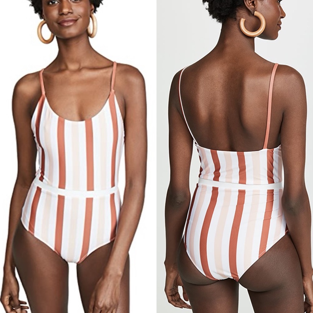 Nadii Strapped Elastic One Piece Swimsuit - Picture 1 of 6